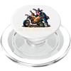 Bunny Meccanico Estetica Officina Moto U La Mia Moto È A Posto Scena Comica Di Centauro PopSockets PopGrip per MagSafe