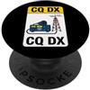 Ham Radio Amateur Operator Apparel Ham Radio CQ DX Amateur Operator Antenna Transceiver Design PopSockets PopGrip Adesivo