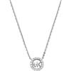 Michael Kors - Collana da donna con ciondolo con logo Premium Kors MK in argento sterling, MKC1726CZ040