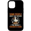 Engineer Humorous Toolbox Gone Tech Custodia per iPhone 12/12 Pro Sarcastico divertente dire che alcune persone sono solo scomparse