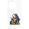 Bunny Meccanico Estetica Officina Moto U Custodia per iPhone 15 Pro La Mia Moto È A Posto Scena Comica Di Centauro