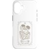 Tarot Card The Lovers Skeleton Goth Hall Custodia per iPhone 16 The Lovers Tarocchi Scheletro Gotico Luna Strega Teschio
