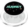 Audrey Figlia Sorella idee regalo di com Audrey - Bellissimo nome con farfallas PopSockets PopGrip per MagSafe