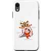 Year of the Green Snake Custodia per iPhone XR Leone Dance Head - Happy Chinese New Year - Serpente verde