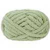 Zituop Filato di ciniglia grosso per lavori a maglia a mano, filato super morbido per coperte jumbo (verde salvia)