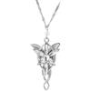 Féeries et Merveilles Collana Arwen, Evenstar, Aragorn, Fee, Elfo - 5.8, Argento, Senza Gemme