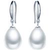 Yumilok Orecchini da donna Yumilok, orecchini in argento 925 con perle, orecchini a goccia belli e alla moda