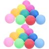 TOYANDONA 100 Pezzi Palline da Ping Pong Finitura Opaca Senza Scritte 40mm in Pp Costruzione Senza Cuciture, per Giochi Scolastici e Feste in Famiglia