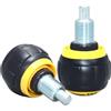RichVibe 2 manopole di regolazione caricate a molla per cyclette attrezzature per il fitness in plastica e lega di alluminio impugnatura antiscivolo inserto filettato per macchine per la forza panche