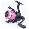 Generic Per mini mulinello da pesca su ghiaccio, 200 dimensioni, leggero, rapporto di trasmissione 5,2:1, per pesca alla carpa d'acqua dolce e salata, colore nero e rosa