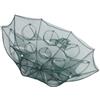 TOYZFRIENDY Rete da Pesca in Nylon Pieghevole 16 Fori Verde a Ombrello