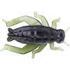 ZDETGU 50 Pezzi in Plastica Morbida Esche da Pesca per Cricket Esche Artificiali Realistiche Esca Verde per Spigola Trota Panfish Gel Ad Alta Durata