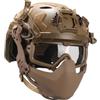 cuguoe Supporto for accessori for maschera facciale for occhiali tattici for casco da esterno