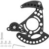 RichVibe Guida per catena a disco singolo in nylon e alluminio per ISCG03 ISCG05, protezione catena 32T-38T per DH Mountain per bici, leggera per protezione protezione CNC Bash, per rosso