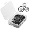 NIYANGLE 40 Pezzi Set di Anelli Guida in Ceramica di Ricambio per Canne da Pesca, Accessori Leggeri in Ceramica di Zirconio, Resistenti ad Alte Temperature, per Pesca a Spinning in Mare
