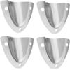 SHINEOFI Griglia di Ventilazione 4 Pezzi in Acciaio Inox per Barca