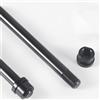 RichVibe Asse passante per bicicletta, 15 mm x 155 mm, per forcella RockShox Maxle, per leva a sgancio rapido in lega di alluminio CNC, per componenti di bicicletta, nero