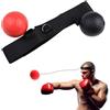 Changor Set di Palline per Riflessi da Boxe con Fascia Regolabile per | Doppie Palline in PU Morbide e Pesanti, Fascia Regolabile, Dimensioni Compatte per Uso Interno, abilità da Principiante a