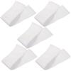 BIUDECO 5 Pezzi Bracciale Elastico Bianco da Braccio per Capitano Calcio Design DIY Regolabile in Nylon per Sport di Squadra e Allenamento Calcio