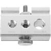 BESTOMZ Morsetto Tavolo Clip Slider in Alluminio 6mm 1/4 8mm Argento