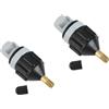 JRILUO 2 PCS Adattatori Valvola SUP per Pompa E Compressore, Accessori Gonfiaggio Paddle Board, Kit Adattatori Universali per Kayak, Gonfiabile, Canoa, Barca, Tappi Ermetici Alta Pressione