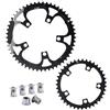 AYBDSJNWSF Ruota dentata for bici da strada 110BCD, sostituzione doppia corona 8-11 velocità 34T-53T(53-39T)