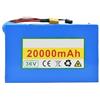 BGGNG 36V 20AH Batterie Di Ricambio Per Biciclette Elettriche 10S2P Batterie Agli Ioni Di Litio Impermeabili Adatte Anche Per Macchinine E Sedie A Rotelle 36V,XT30+JST