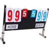 idqwsswt Tabellone segnapunti dinamico per Sport, Regolabile, con Numeri a