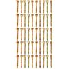 Générique Set da golf in legno da allenamento portatile composto da 50 pezzi | Piccolo tee da golf colorato per la casa, il giardino, il percorso, le donne e gli uomini