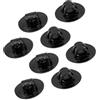 IDEANATEGRATE Supporto Motore Kayak 8 Pezzi Nero per Motore Fuoribordo | PP Plastico, Resiste alla Corrosione Marina, Montaggio su Superfici Orizzontali o Verticali, per Kayak