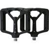 Gettimore Pedali per bicicletta con ampia piattaforma in nylon 14 pin Grip(nero)
