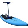 Generic Bici acquatica gonfiabile, tavola da surf a pedale per una persona singola, tavola da stand-up paddle per crociere panoramiche in acqua, portatile e divertente per avventure all'aria aperta
