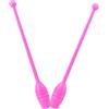 FUNOMOCYA Bastone Ginnastica Artistica Rosa in Plastica, Attrezzi