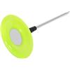 Hemobllo Vassoio Porta da Pesca Singolo con Inserto a Terra Magnetico in Plastica Verde, Accessorio Pratico e Portatile per Pesca Notturna alla Trota