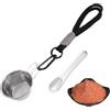 Generic Ciotola per esche per la pesca al Black Bass 50ml con cinturino da polso | Met Batterijdoos voor Kerstboom Slingerlampen Utilizzabile in mare fiume lago stagno per dilettanti ed esperti