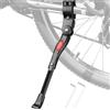 GOWTX Cavalletto per bicicletta da 24 - 27,5 pollici, in lega di alluminio, regolabile in altezza, supporto centrale per bicicletta, antiscivolo, stabile cavalletto laterale con attrezzi per mountain bike