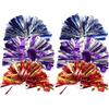 TOMETURE 6 Pezzi Decorazioni Cheerleader Delicate Luce, Mano Portatile Pet | Accessori per Danza e Gara, Riutilizzabili, Effetto Brillante e Tattile