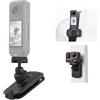 BRDRC Supporto magnetico per zaino Insta360 X5 Ace Pro 2, supporto magnetico a sgancio rapido per borsa tracolla antiscivolo cintura per Insta 360 X5 X4 Air Ace Pro 2 accessori
