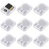 NYGGTYK 9 contenitori per schede SD, pieghevoli, per schede SIM, scatola per schede SD, mini SD, scatola di immagazzinaggio per schede SD, adatto per conservare e conservare schede SD