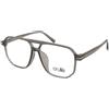 Crullé Easywear C4 | Occhiali da Vista Graduati | Prova Online | Plastica | Pilot | Grigio, Trasparente | Adrialenti