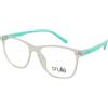 Crullé Kids Airy C6 | Occhiali per Bambini | Prova Online | Plastica | Quadrati | Trasparente | Adrialenti