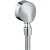 hansgrohe FixFit Uscita a muro con valvola antiriflusso e giunto snodato E, cromo, 27505000