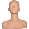shuiniuyang 16-1 Big Ear Professionale Cosmetologia Manichino Testa con Spalle Morbido Silicone Modello Pratica per Massaggio, Espositore Parrucche, Allenamento del Viso