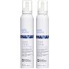 milk_shake Silver Shine Whipped Cream 200ml 2 PEZZI - mousse antigiallo senza risciacquo capelli biondi grigi