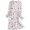 DSJJ Camicia da Notte Donna Cotone Pigiama Camicia Lunga Button Down Camicie da Notte Aperte Davanti Sleepwear Nightshirt Taglie Forti