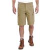 Carhartt, Short cargo Rugged Flex® in cotone canvas, Relaxed Fit Uomo, Cachi scuro, W42