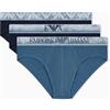 EMPORIO ARMANI Confezione da 3 Slip da Uomo, AR. Blu/Orion/AR.Blu, L