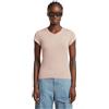 G-STAR Eyben Slim V-Neck Top 2.0, T-Shirt Donna, Rosa (Liquid Pink D24533-4107-1628), M