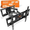 RICOO R06 Supporto TV da parete Staffa TV 40-85 pollici per 40 75 85 pollici orientabile inclinabile fino a 95 kg max VESA 600x400