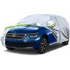 Opaltool Telo Copriautoda da Esterno Adatto a Skoda Kamiq 2019-2025 | Copertura Completa per Auto con Cerniera Della Porta, Serratura e Bande Antivento per la Protezione da Sole, Neve e Polvere